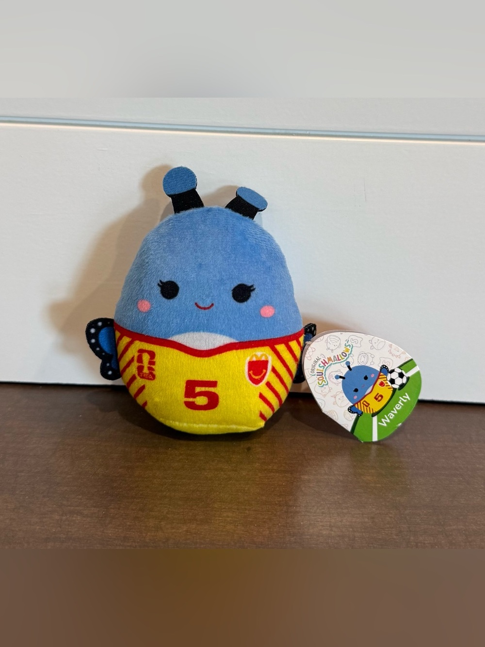 McDonald’s Squishmallows FIFA World Cup 2026 Waverly #5 Butterfly Plush w/ Tag